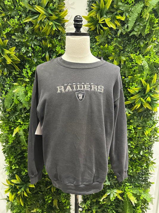 (Mens Large) 90s Oakland Raiders Sweater 007