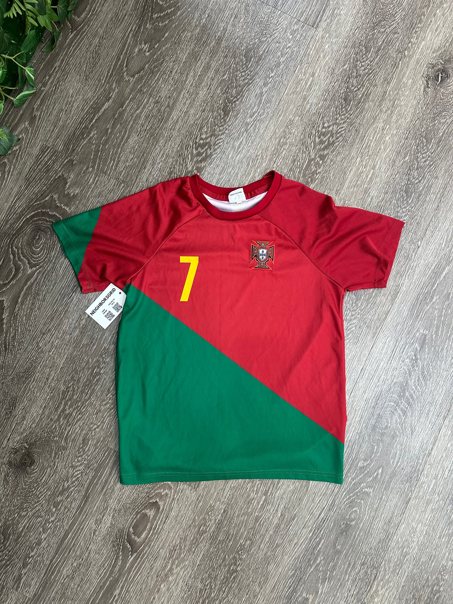 (Kids Large) Portugal National Team 'Cristiano Ronaldo' Jersey 007