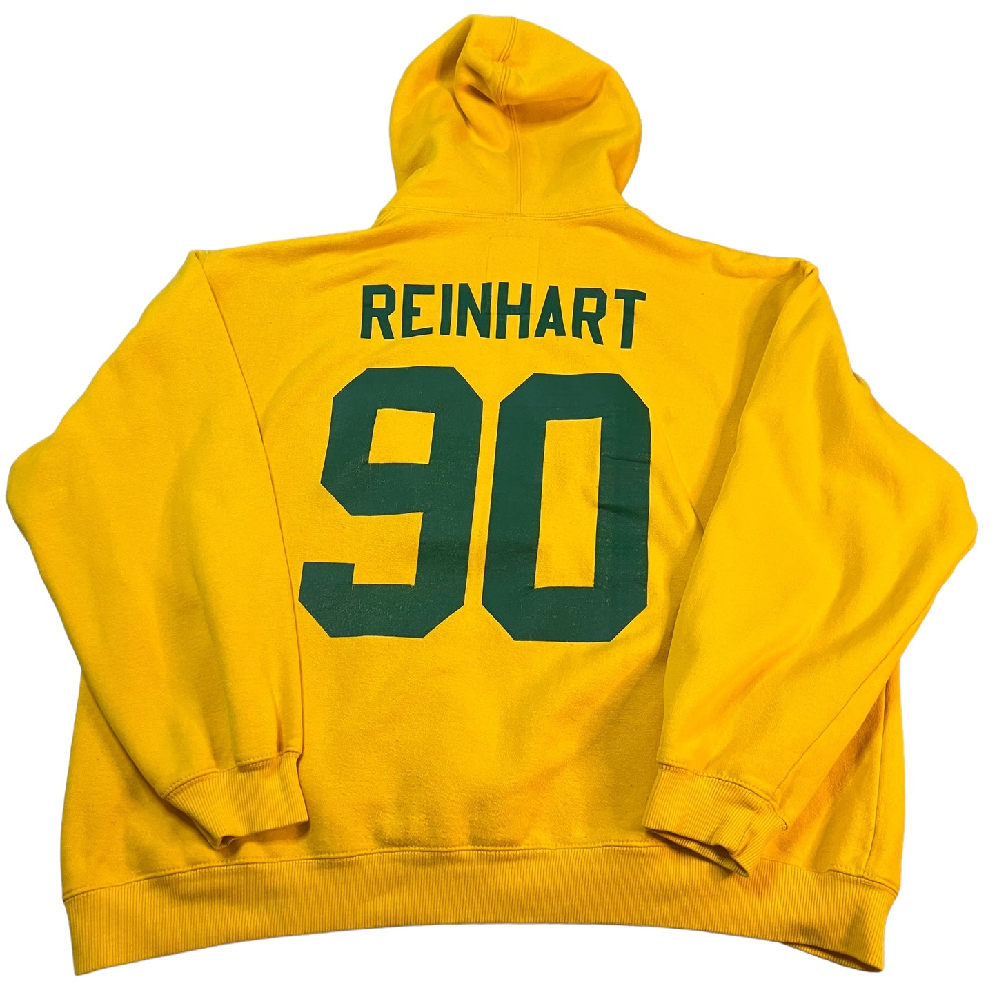 Green Bay Packers Hoodie Mens 2XL XXL Sweat Shirt Reinhart #90 Embroidered