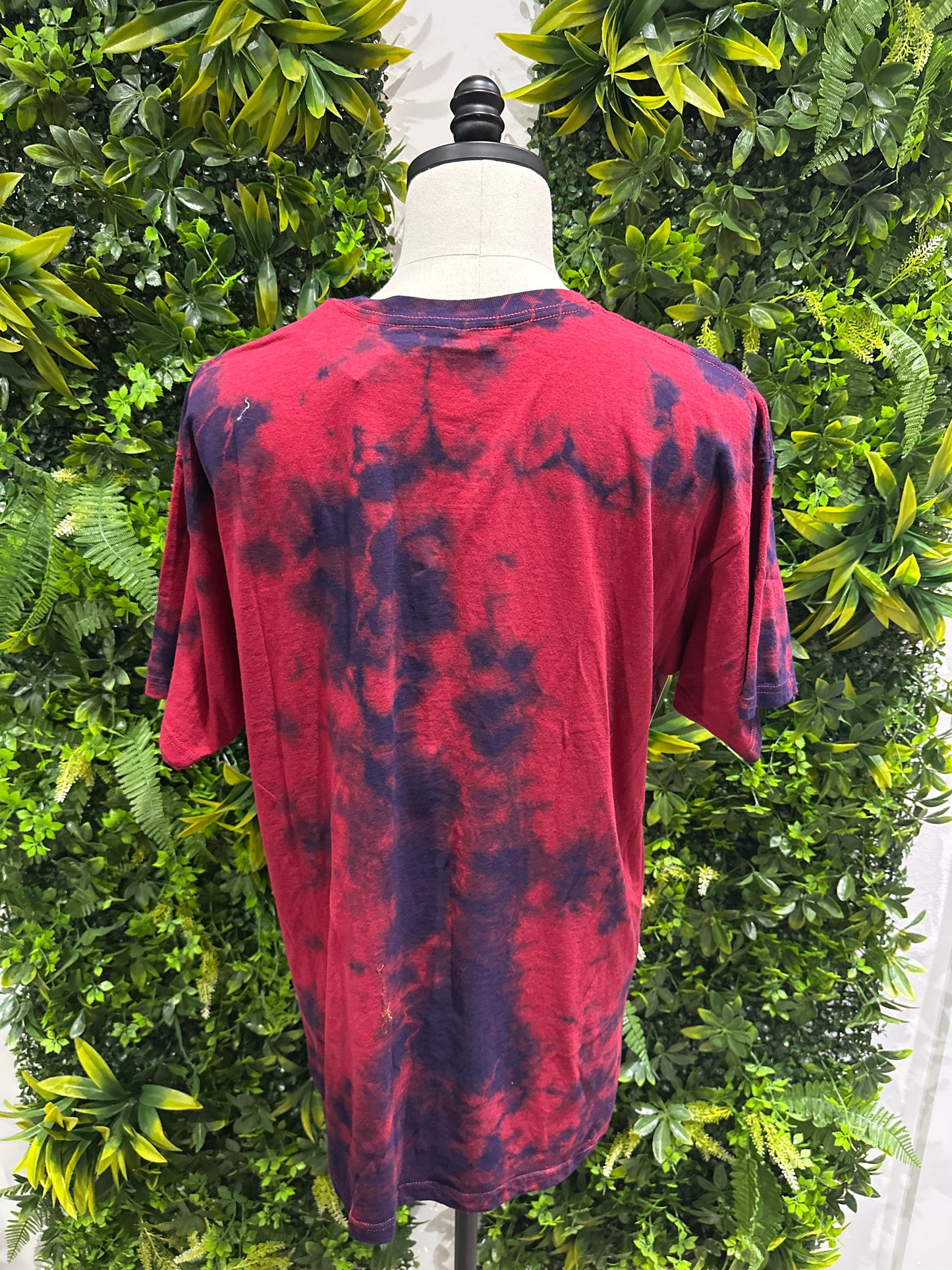 (Mens Large) Naruto Shippuden Red Tye-Dye Shirt 007