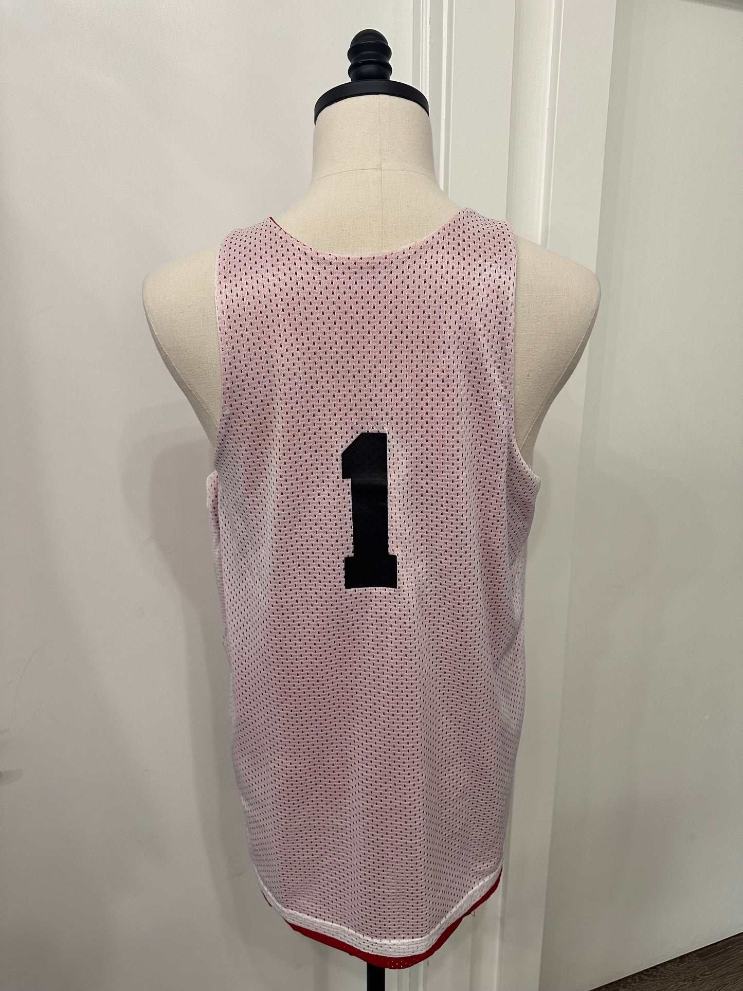 (Mens Large) 90s Philadelphia Sixers Reversible Jersey 007