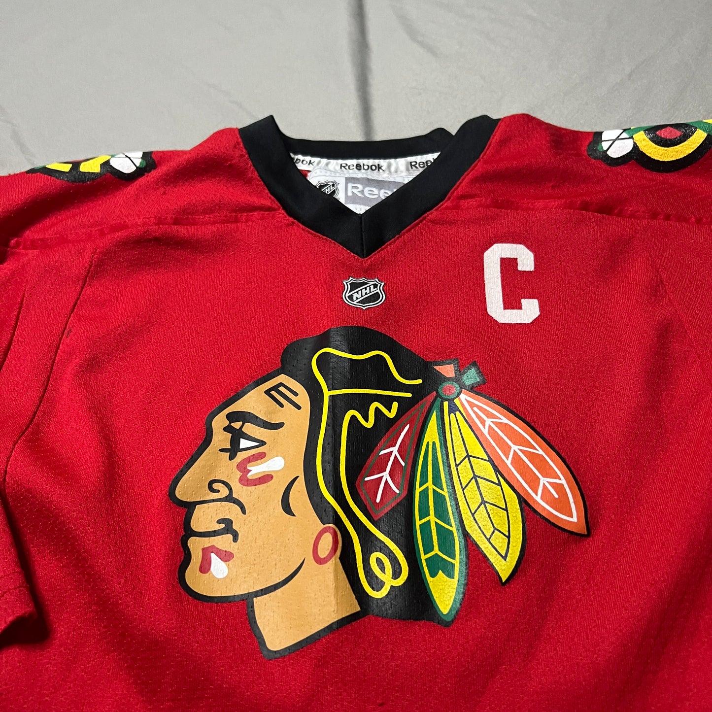 Fagin Chicago Blackhawks Jersey Kids Youth Large/XL #2 NHL Reebok