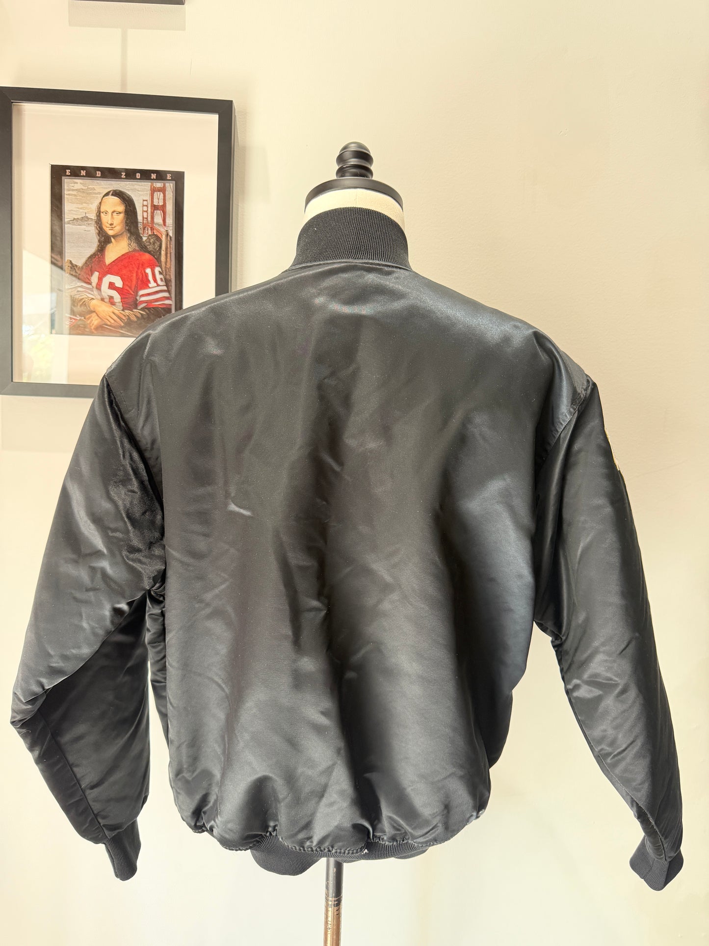(Mens XL) 80s Chicago White Sox Satin Jacket