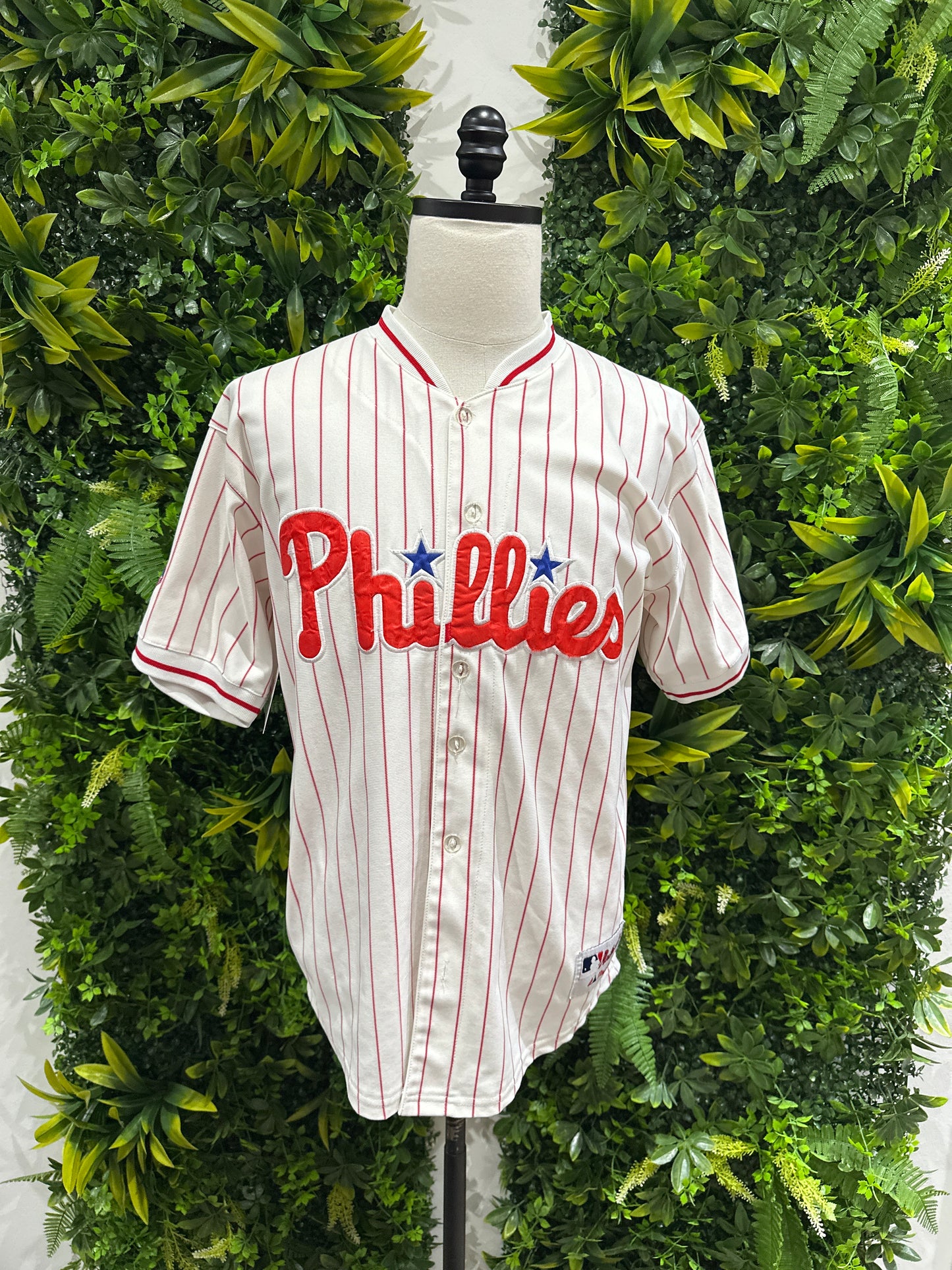 (Mens Medium) 90s Philadelphia Phillies 'Bobby Abreu' Jersey 007