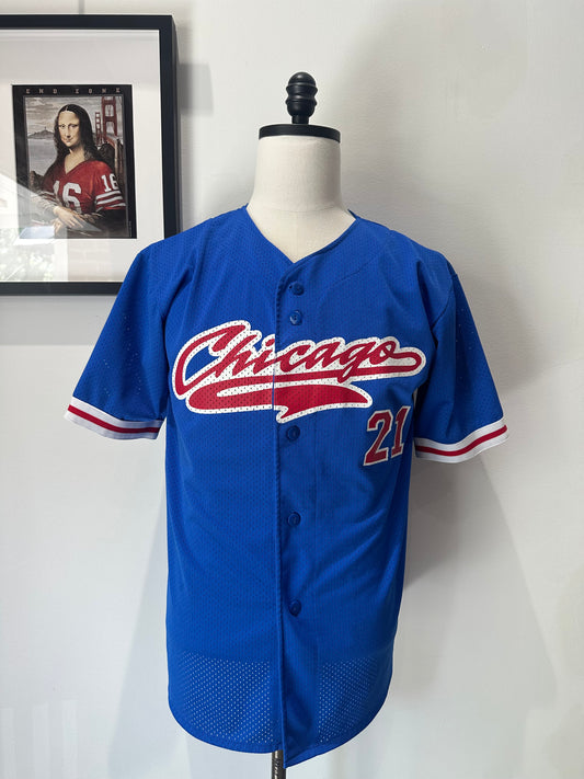 (Mens Medium) 90s Sammy Sosa Chicago Cubs Jersey