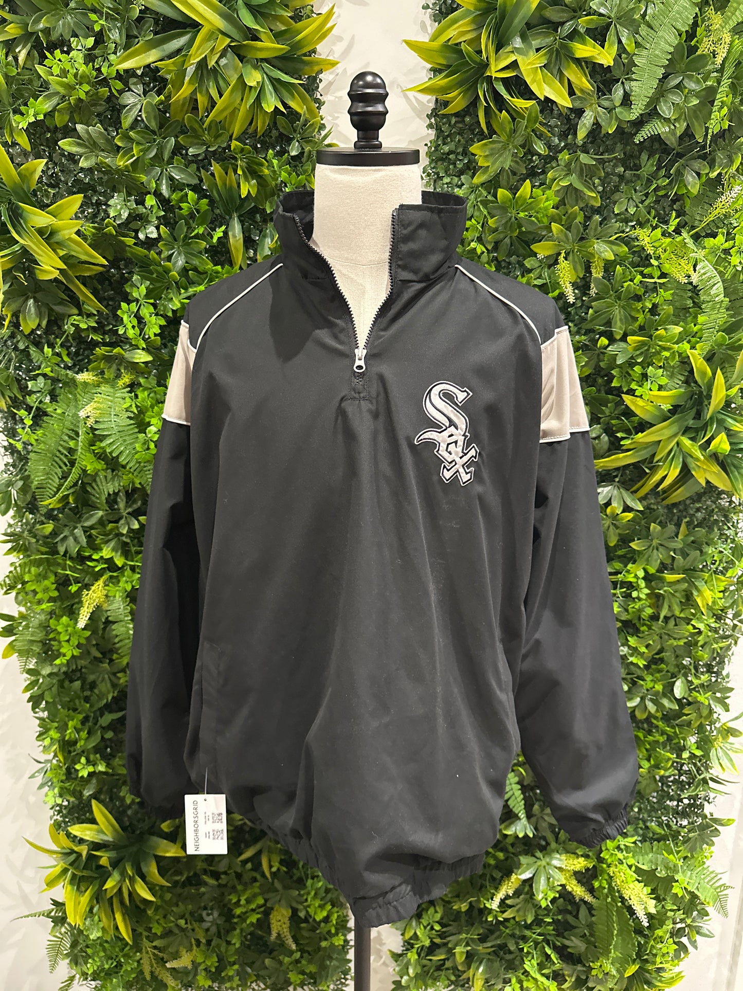 (Mens 2X) MLB Chicago White Sox Windbreaker Jacket 007