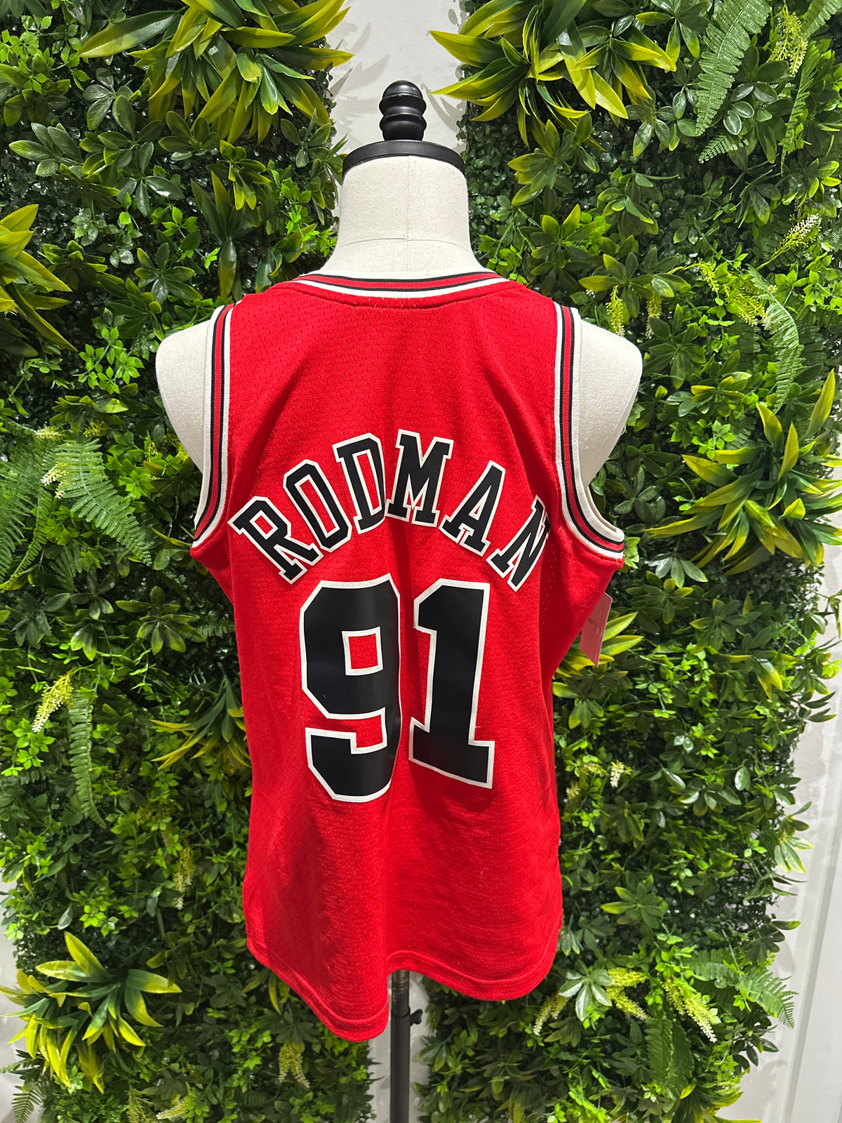 (Mens Large) Retro NBA Chicago Bulls 'Denis Rodman' Jersey 007