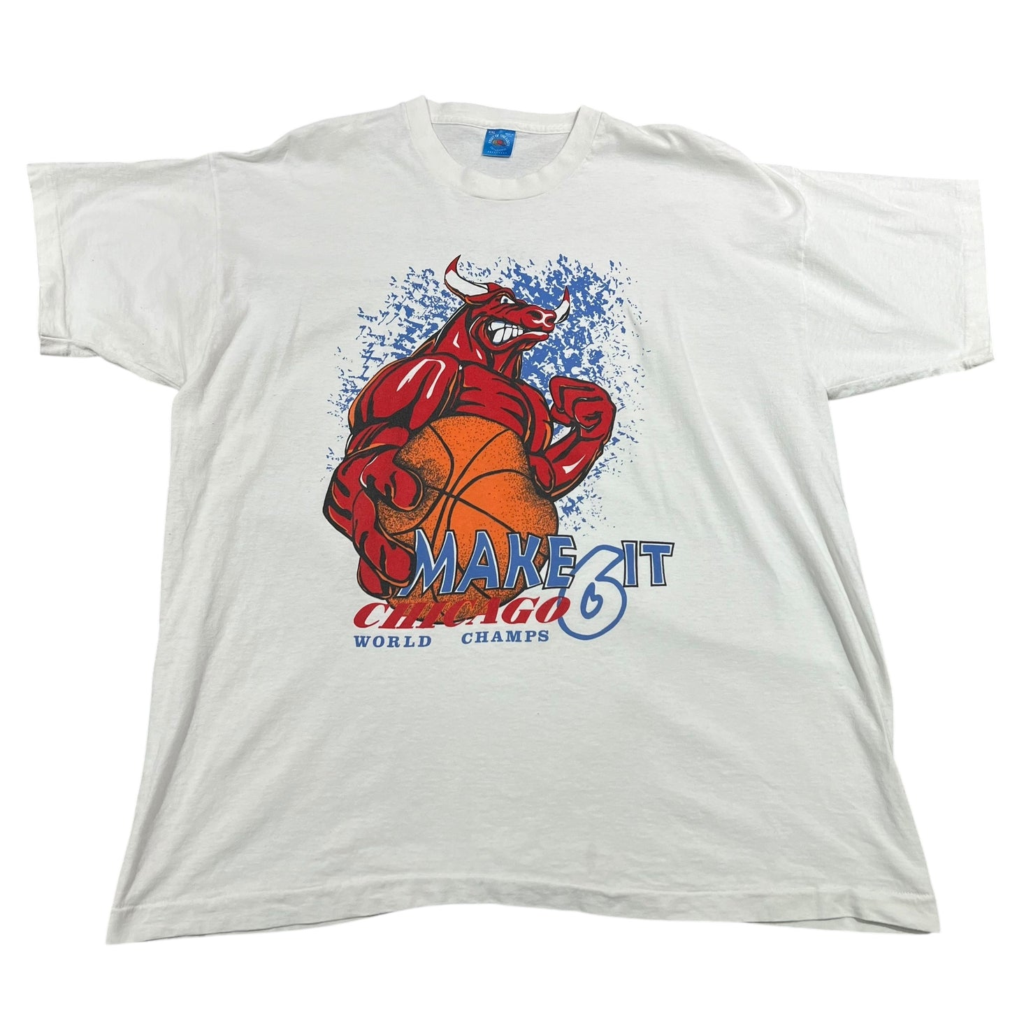 Vintage 1998 Chicago Bulls Shirt Mens 2XL Benny the Bull