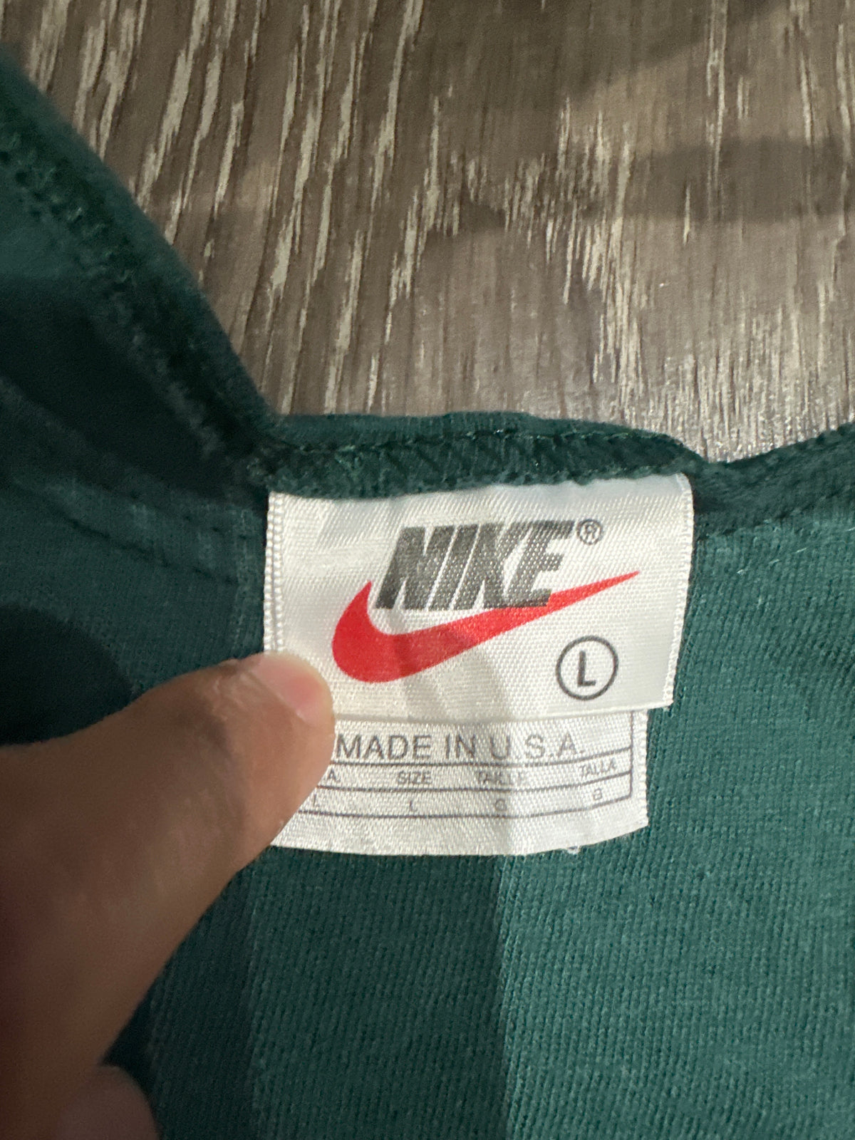 (Mens Large) 90s Gren Nike Tank-Top 007