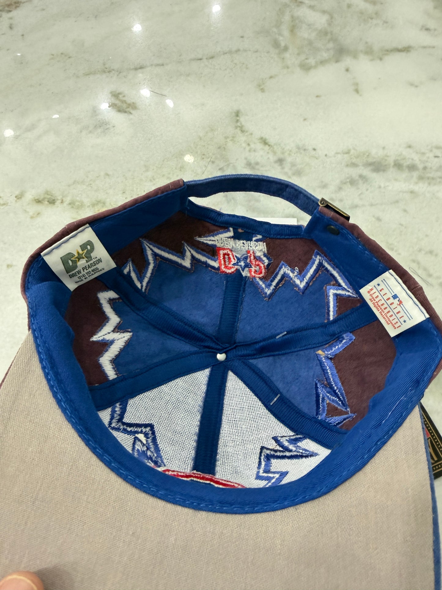 90s Chicago Cubs Drew Pearson Jagged Edge Hat