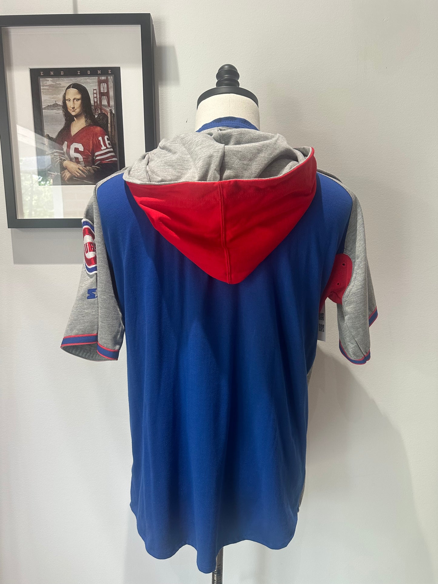 (Mens Medium) 90s Chicago Cubs Starter Hoodie Jersey