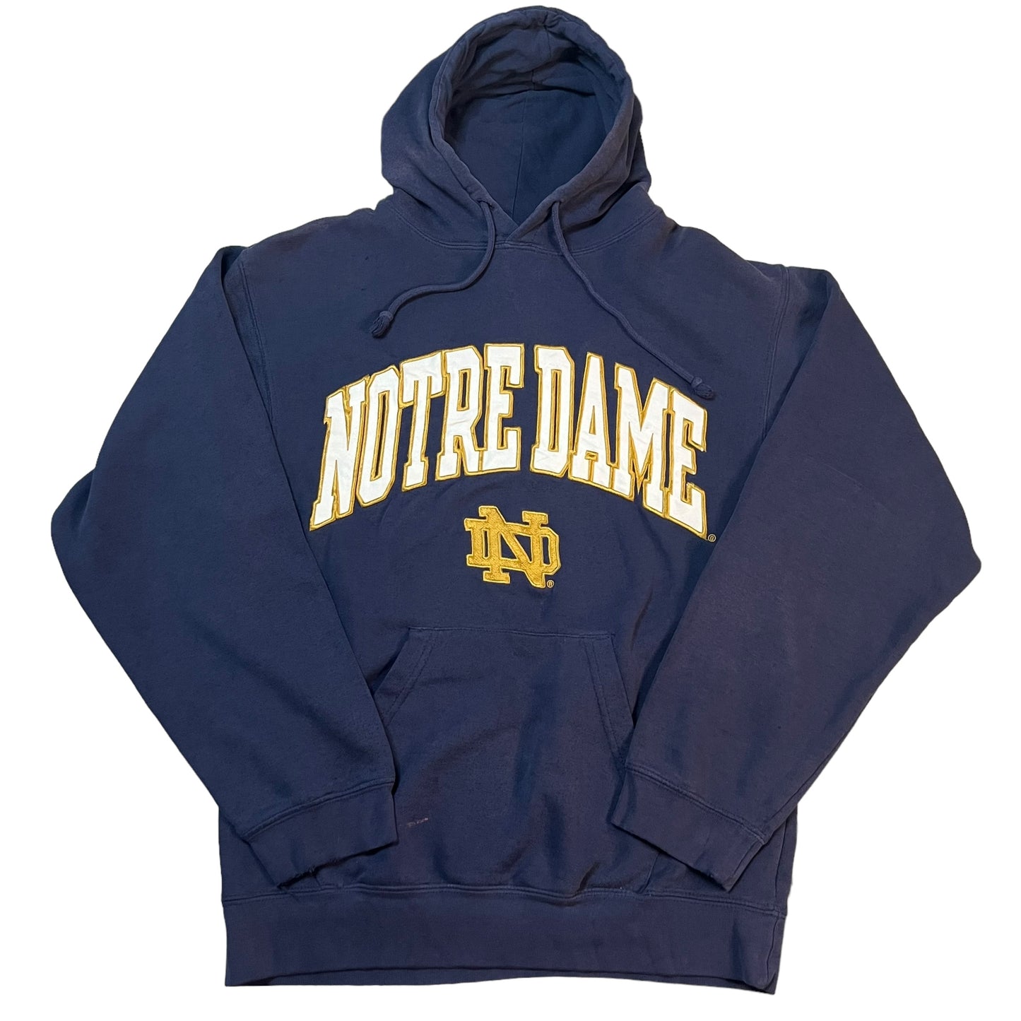 Vintage Notre Dame Hoodie Womans Medium Sweat Shirt NCAA Reebok Heisman Collection