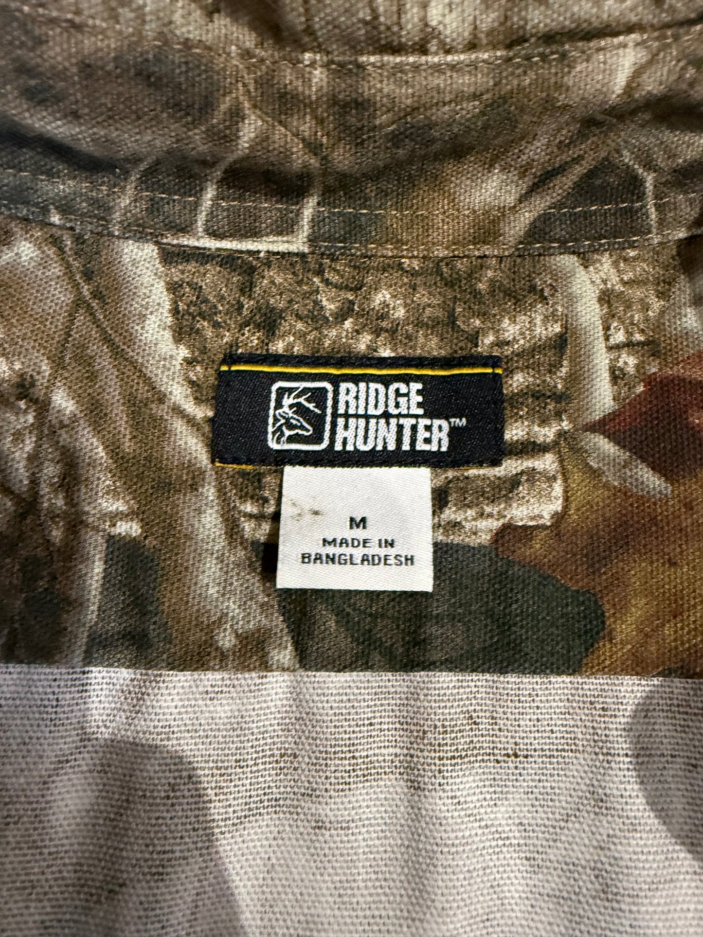 (Mens Medium) Camo Button Up Shirt