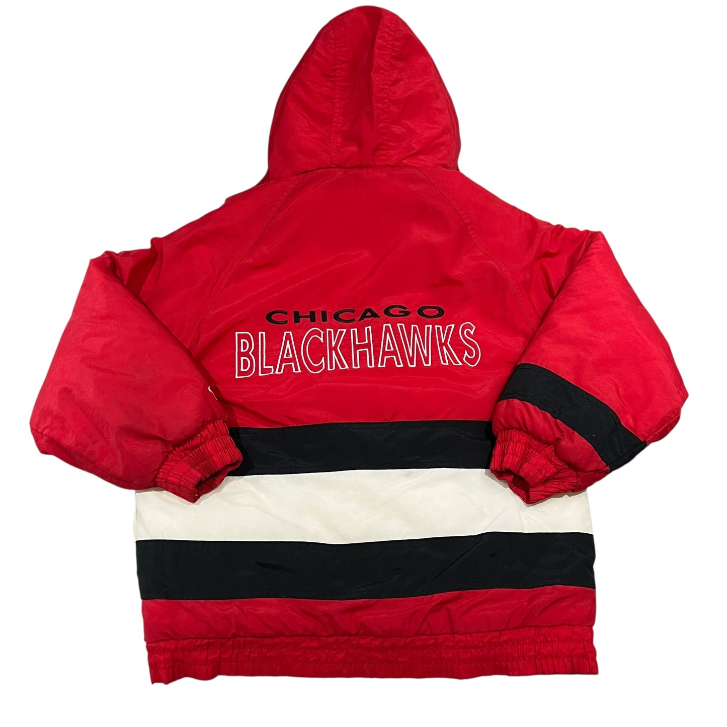 (Kids M) 90s Chicago Blackhawks Puffer Jacket