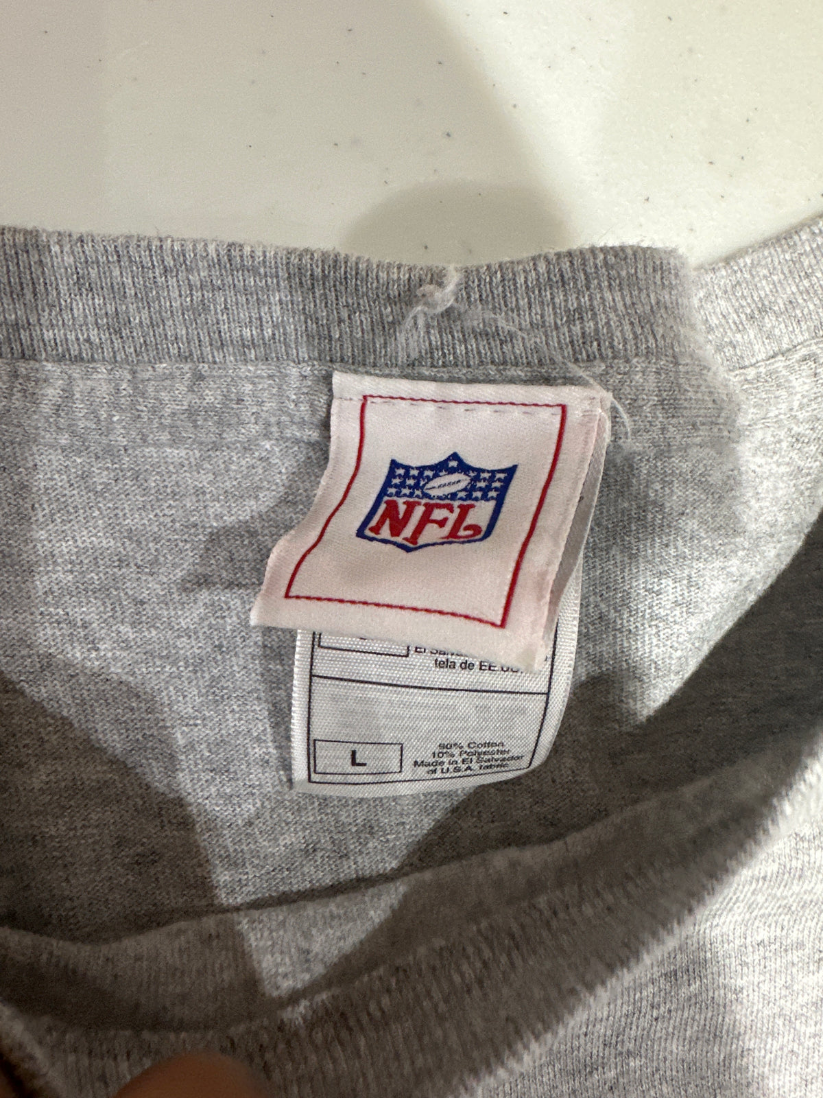 (Mens Large) 2006 Chicago Bears Conference Champs Gray Shirt 007