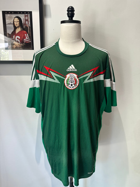 (Mens 3X) Adidas Mexico National Soccer Jersey 007