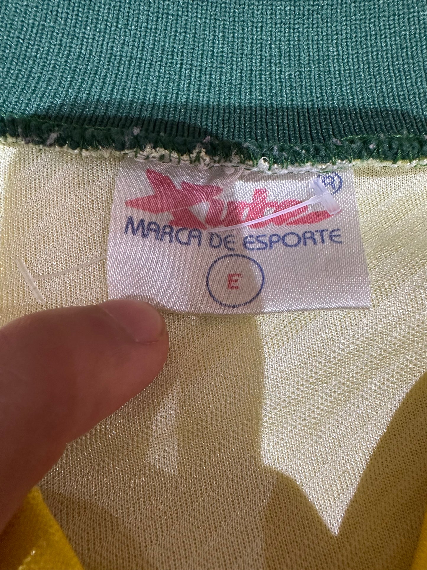 (Mens Large) 90s Brazil National Soccer Jersey 007