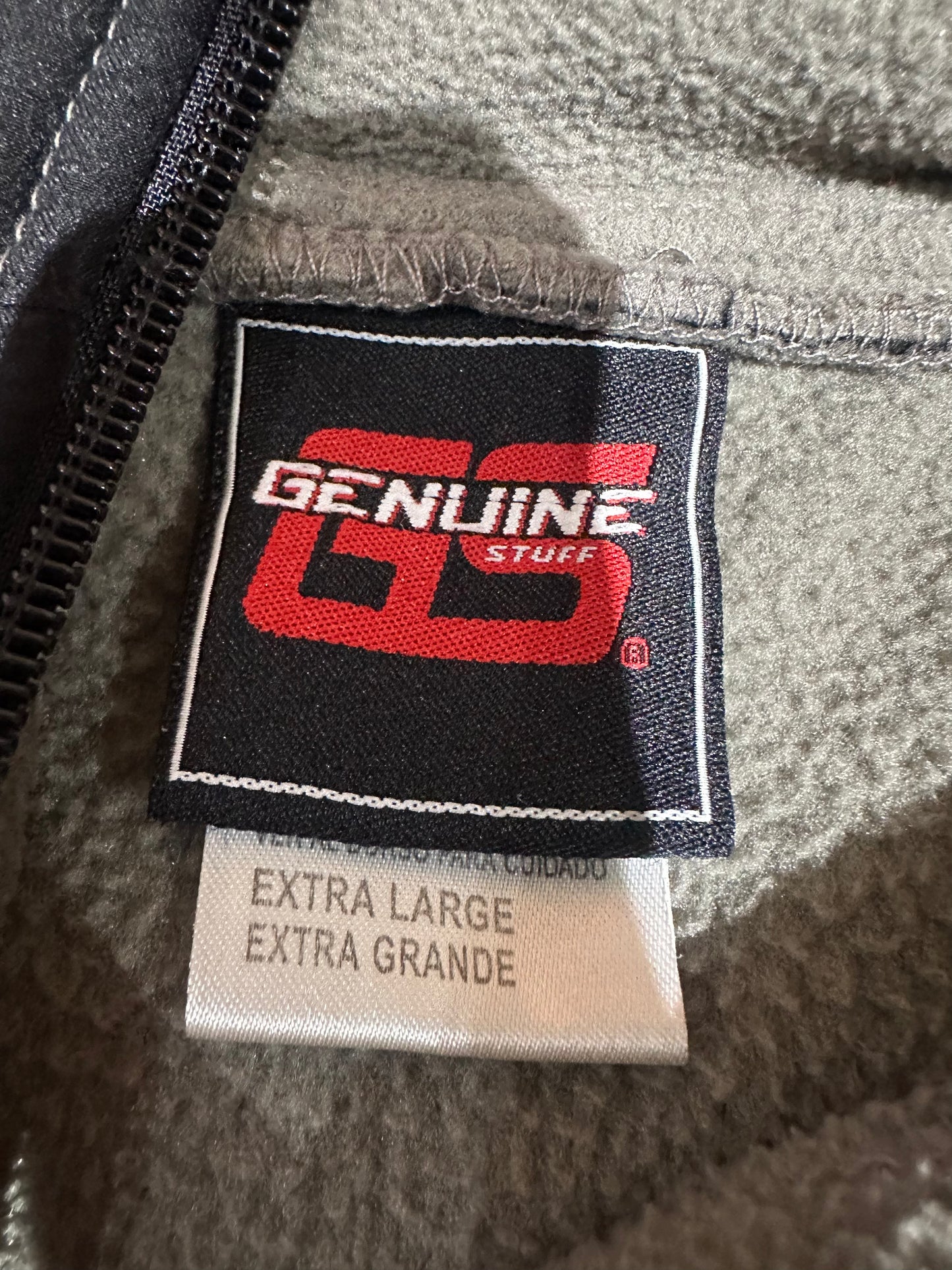 (Mens XL) Illinois University Gray Fleece Jacket 007
