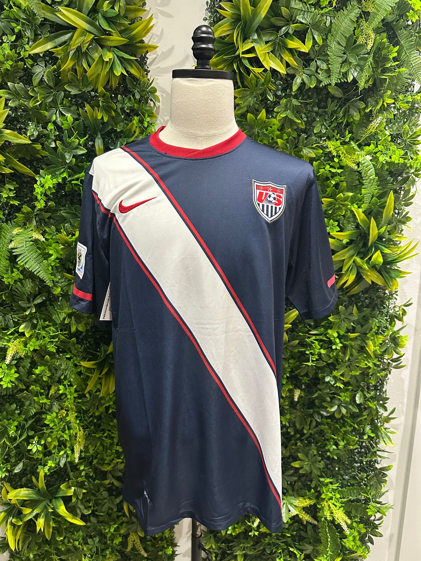 (Mens 2X) Nike 2010 USA National Soccer Jersey 007