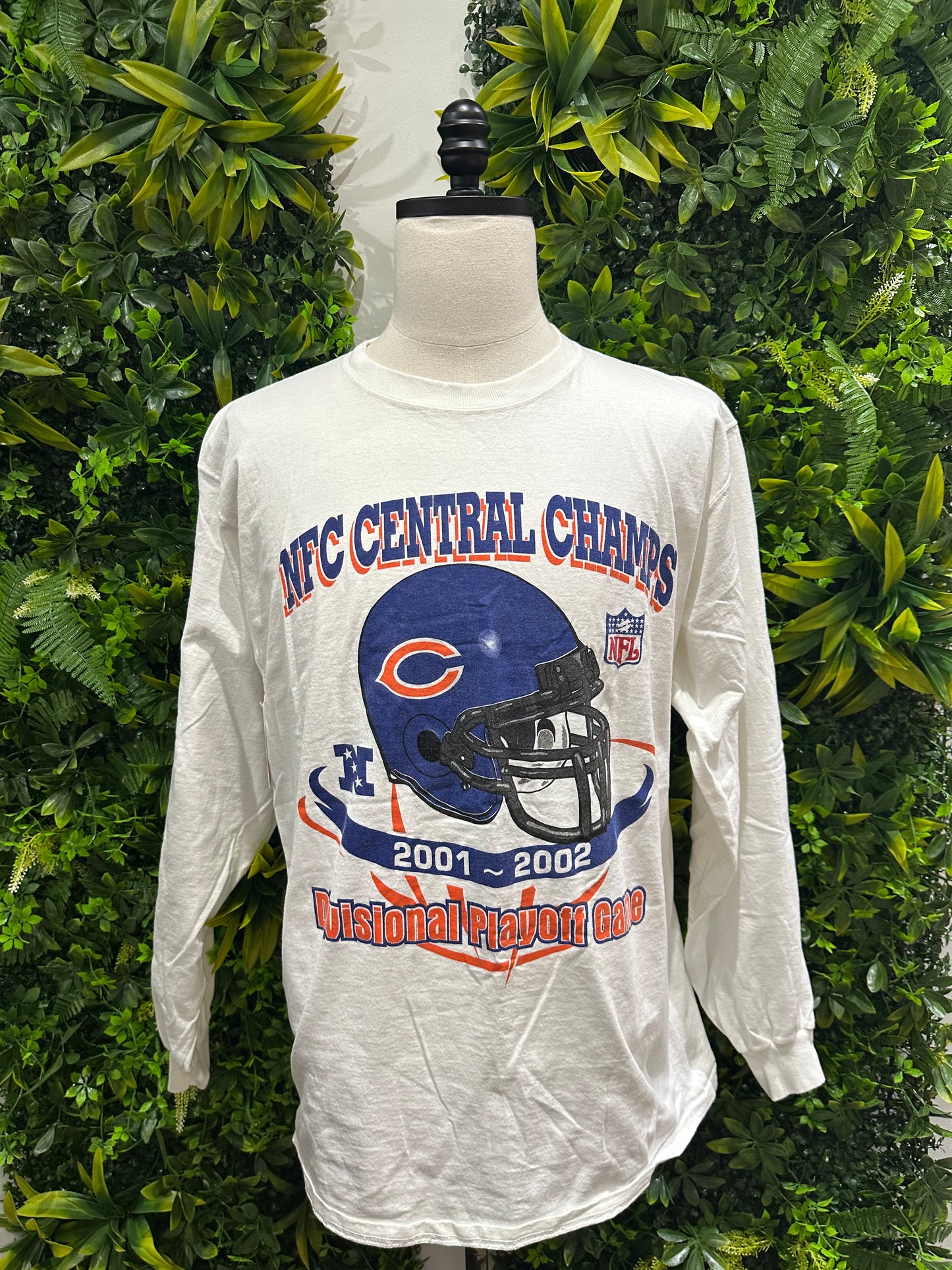 (Mens XL) 2001-02 Chicago Bears NFC Centreal Champs Shirt 007
