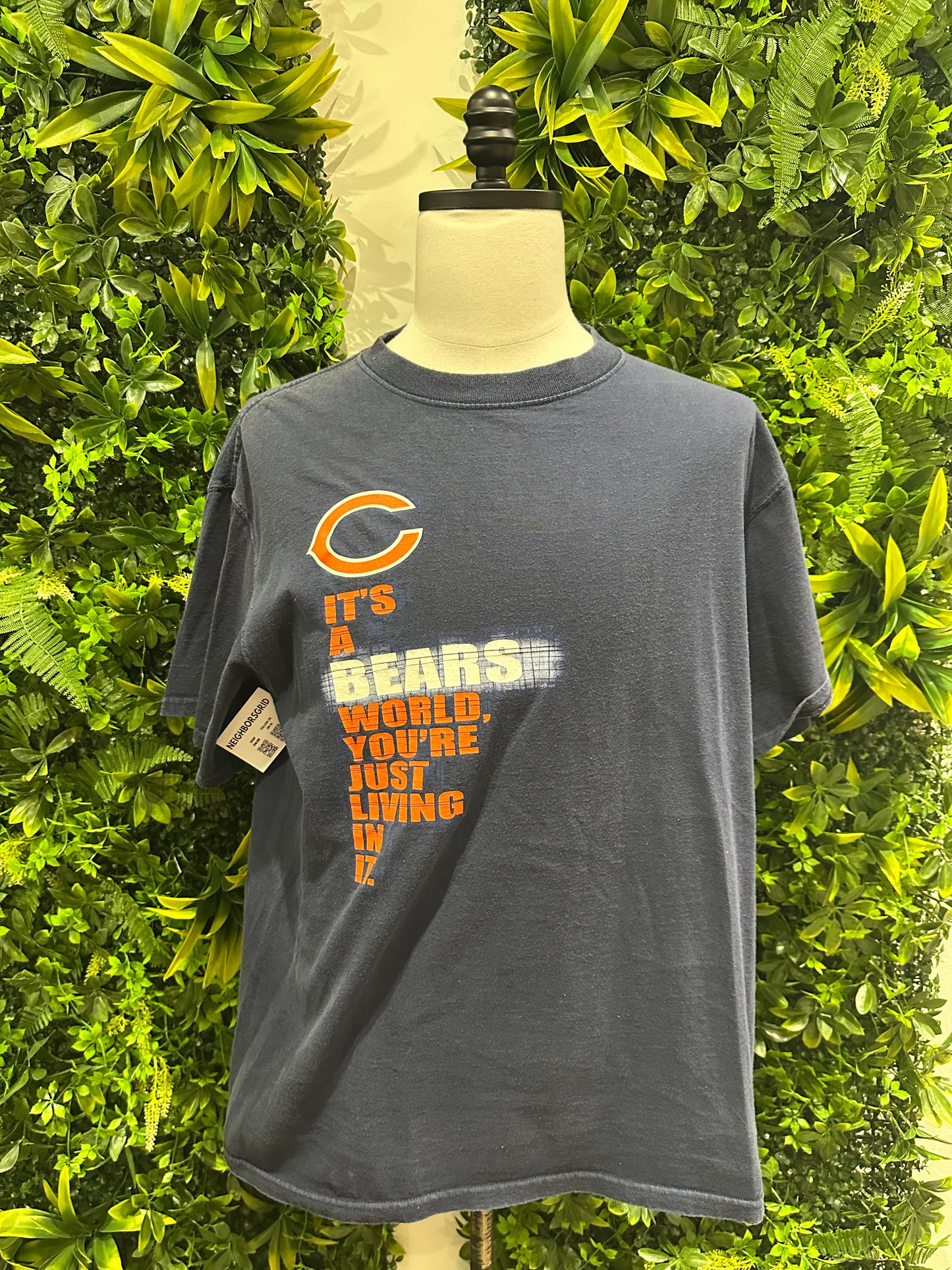 (Mens Large) NFL Chicago Bears 'Its a Bears World' Shirt 007