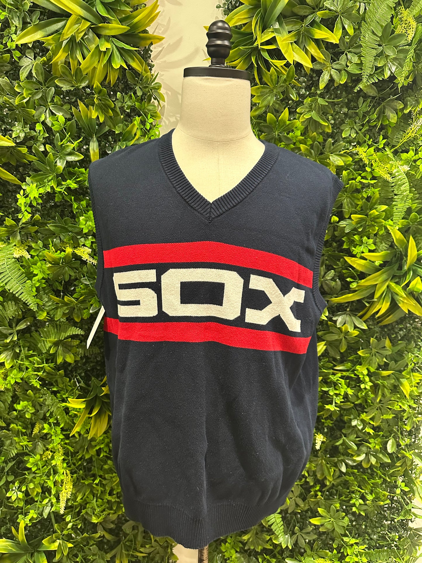 (Mens XL) MLB Chicago White Sox Sweater Vest 007