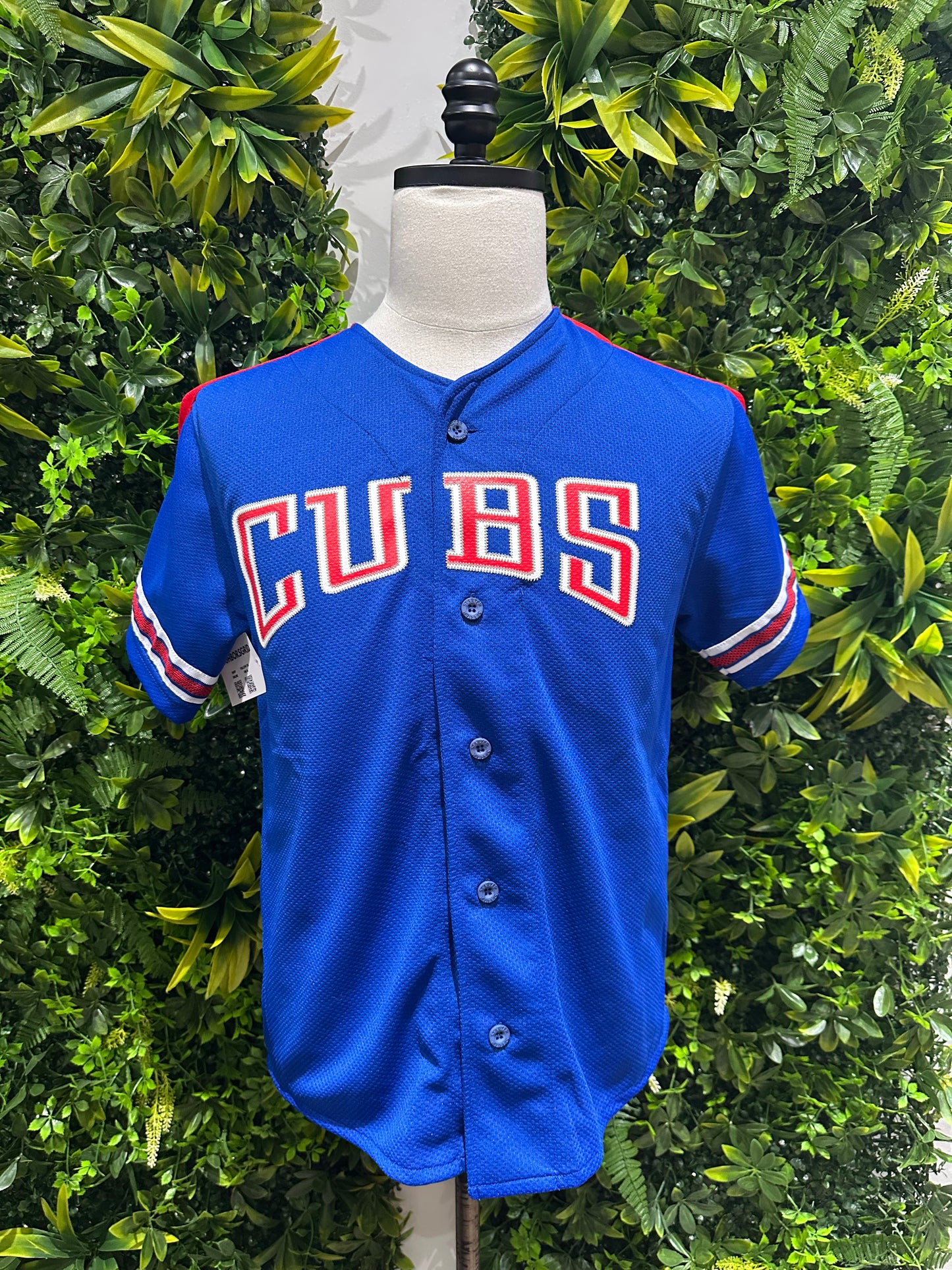 (Mens Medium) 90s Starter Chicago Cubs 'Kerry Wood' Jersey 007
