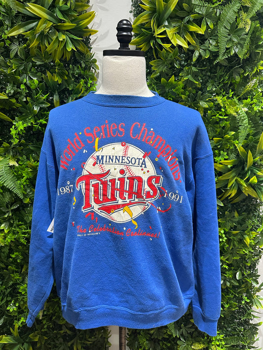 (Mens XL) 1991 Minnesota Twins Sweater 007