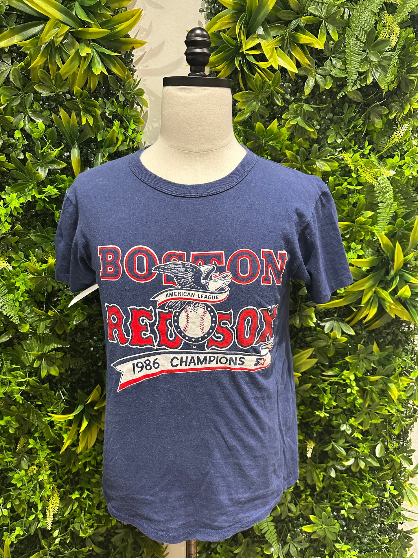 (Mens Medium) 1986 Starter Boston Red Sox Shirt 007