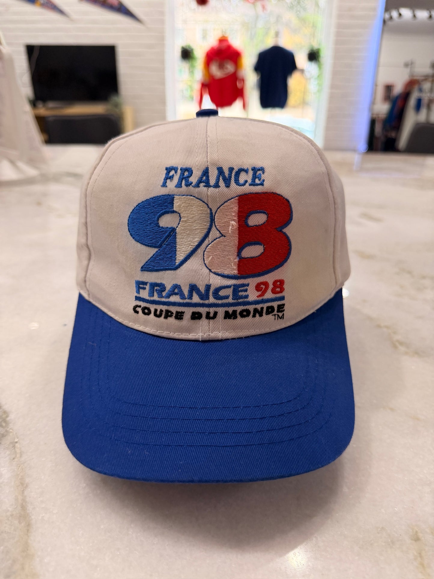 1998 World Cup Soccer France Hat Coupe Du Monde