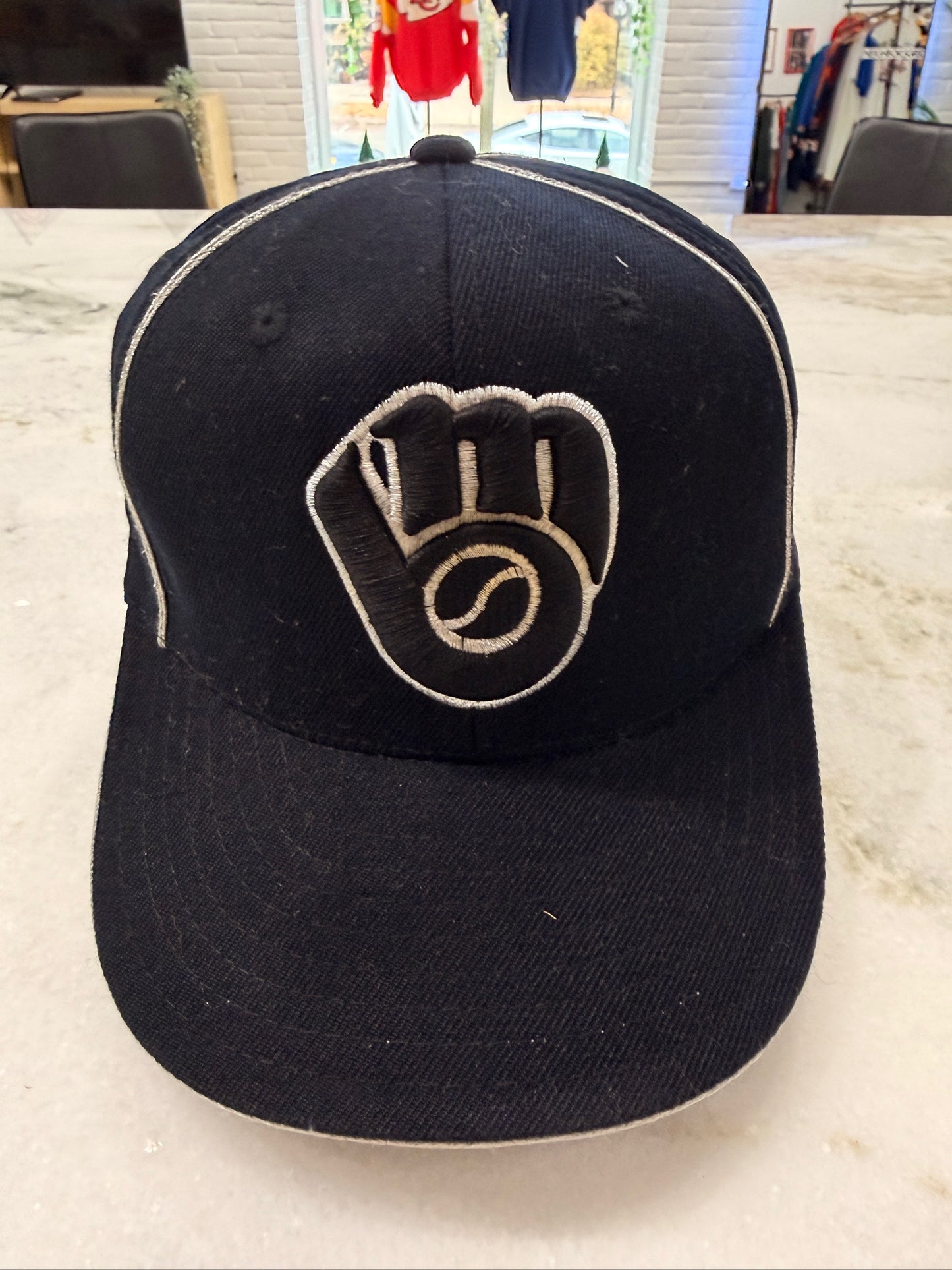 (Adult 7 1/4) Milwaukee Brewers Fitted Hat