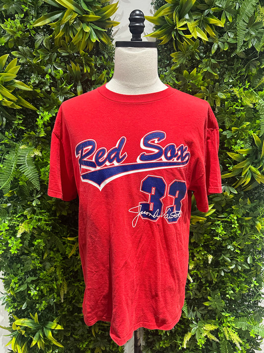 (Mens Large) Jason Varitek Boston Red Sox Shirt