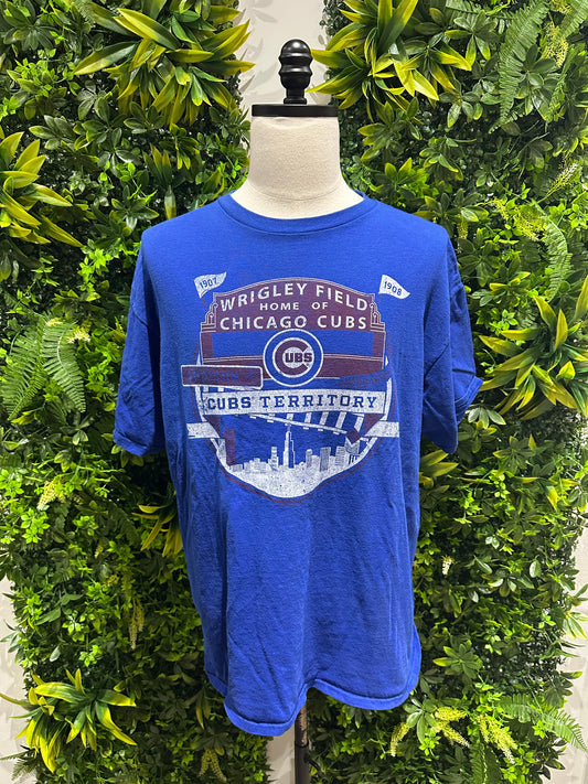 (Mens XL) MLB Chicago Cubs Wrigley Field Shirt 007