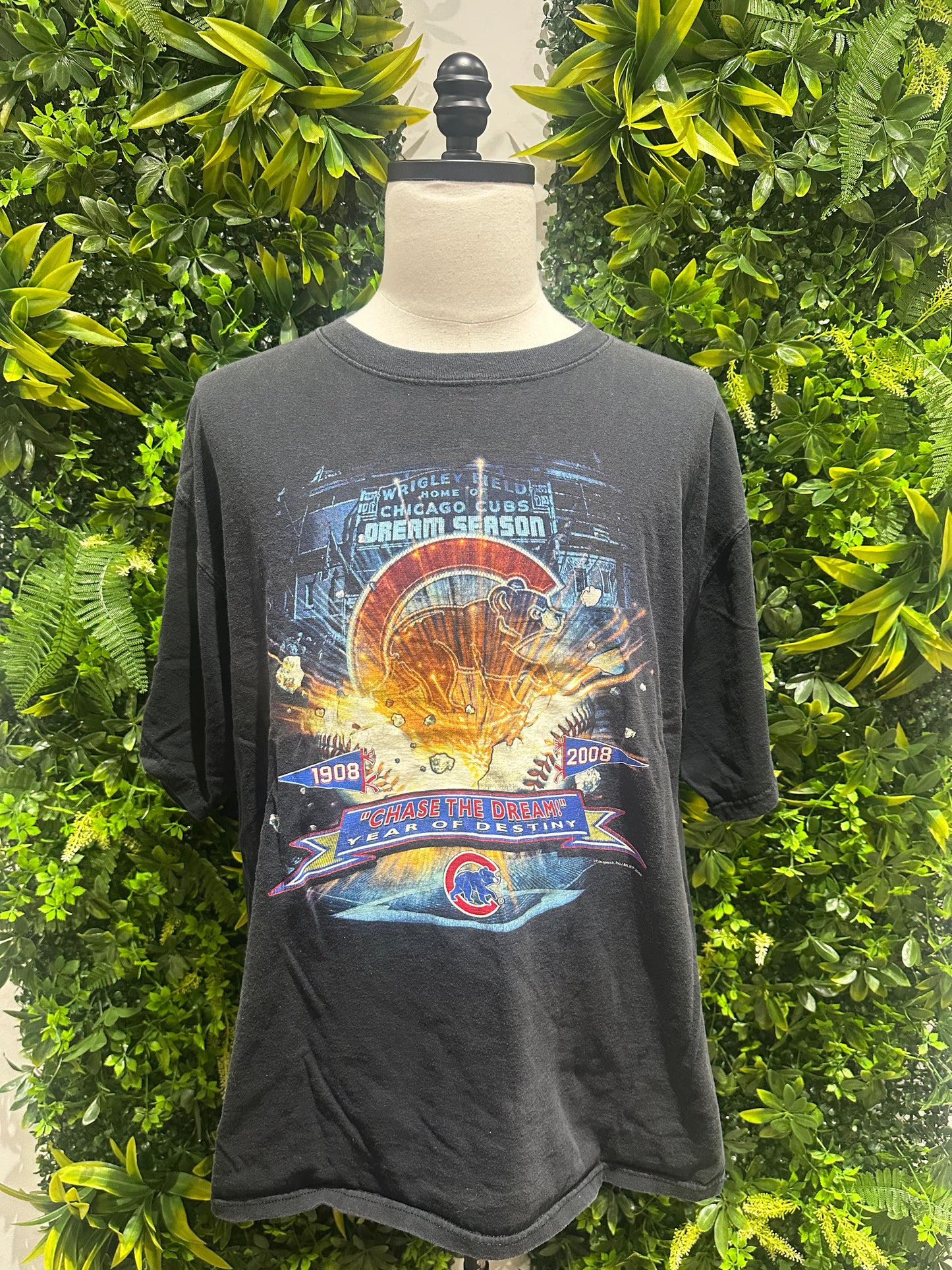 (Mens XL) 2008 Chicago Cubs 'Chase the Dream' Shirt 007