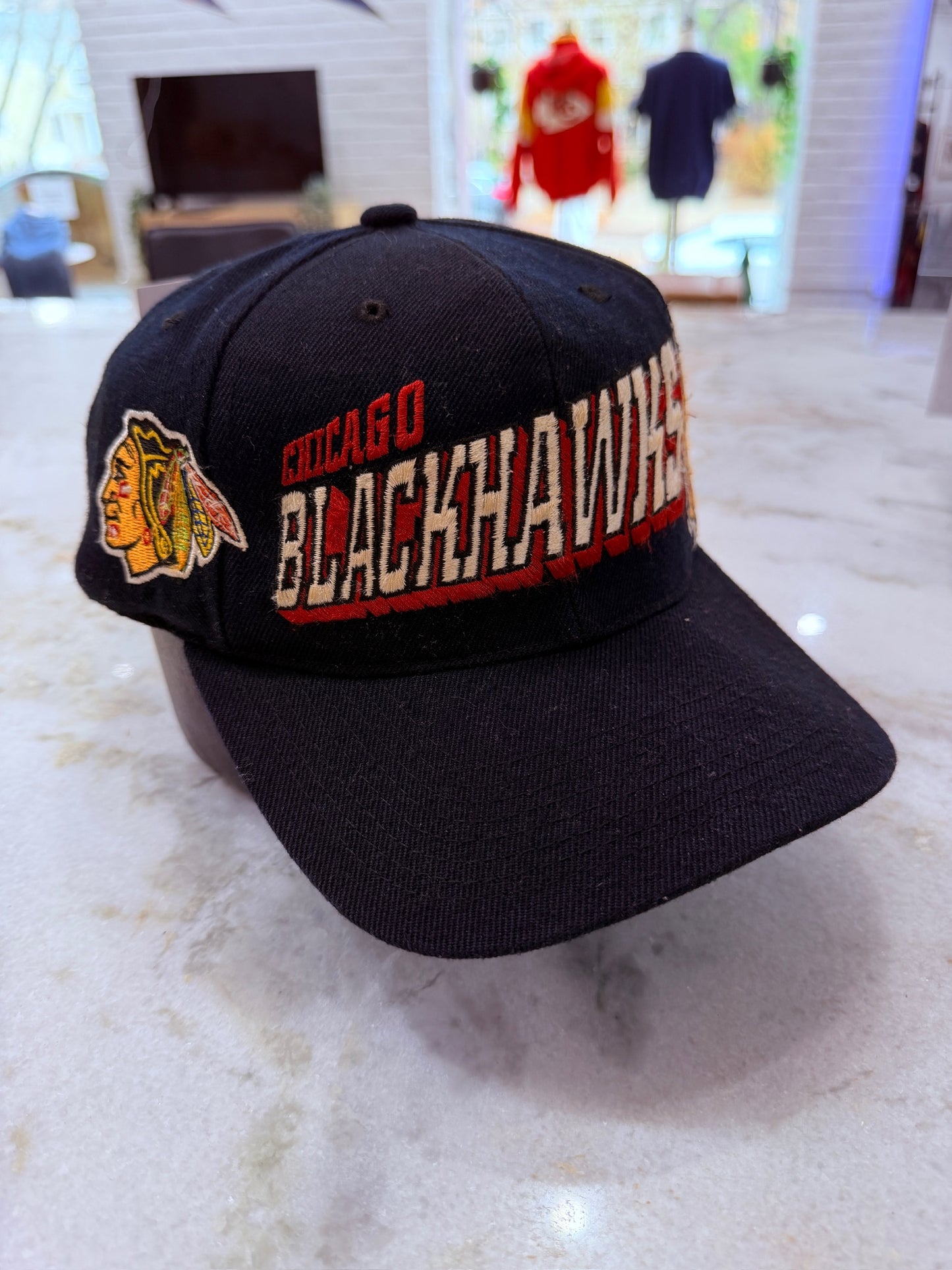 90s Chicago Blackhawks Shadow Hat