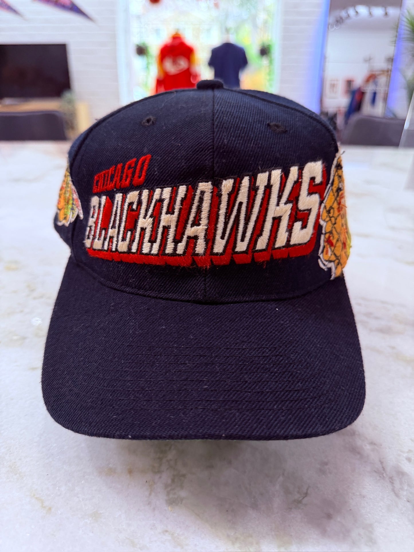 90s Chicago Blackhawks Shadow Hat