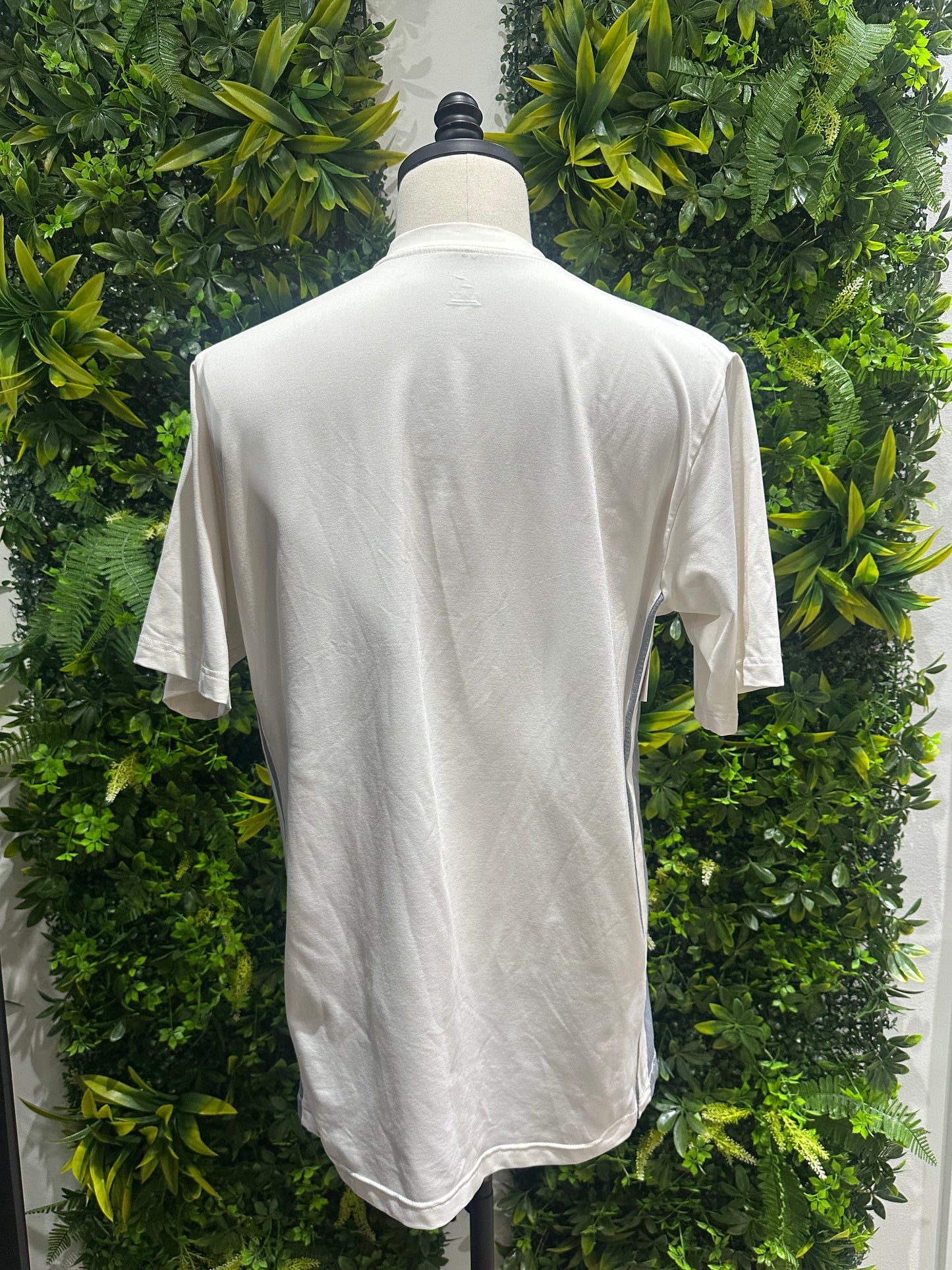 (Mens Large) Nike White Center-Swoosh Shirt 007