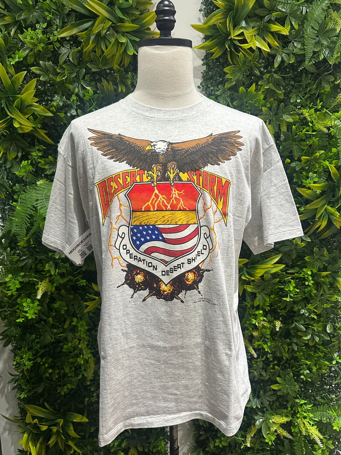 (Mens XL) 90s Military 'Operation Dessert Storm' Shirt 007