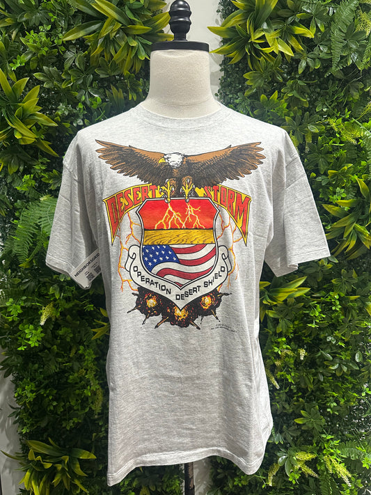 (Mens XL) 90s Military 'Operation Dessert Storm' Shirt 007