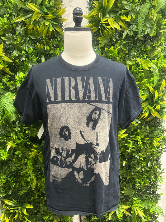 (Mens XL) Retro Nirvana Band Shirt 007