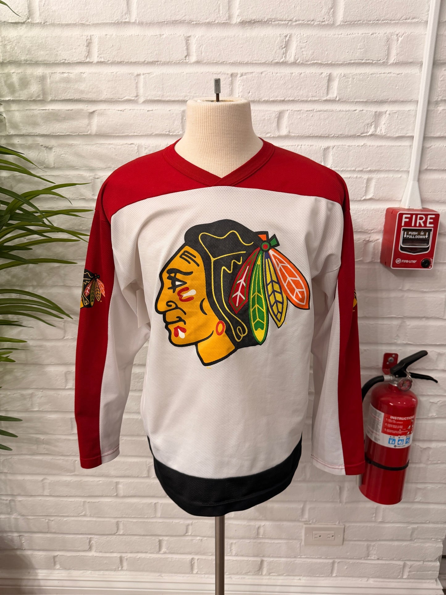(Mens Medium) Chicago Blackhawks Blank Jersey