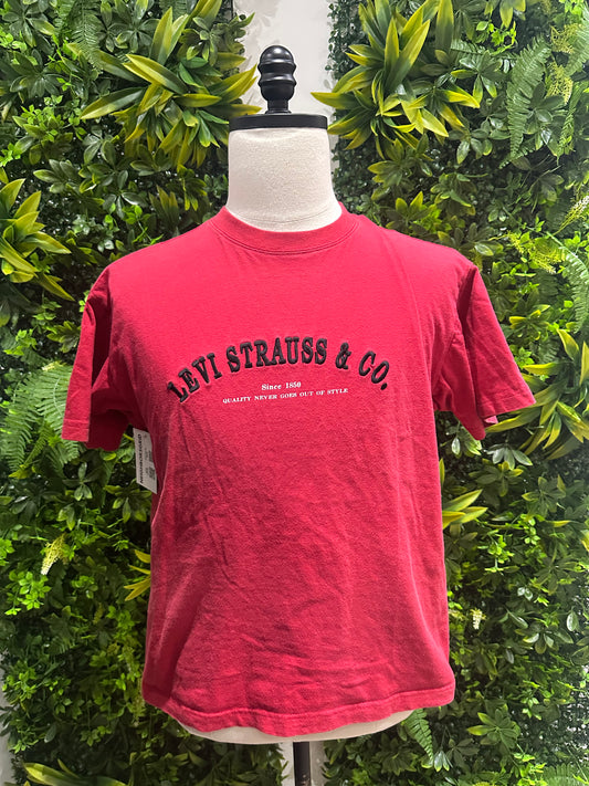 (Womens Large) Levi's Red Shirt 007