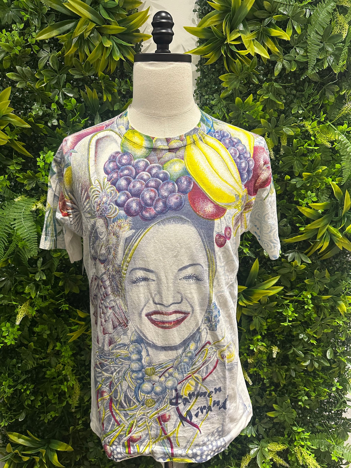 (Mens Large) 90s Carmen Miranda AOP Shirt 007