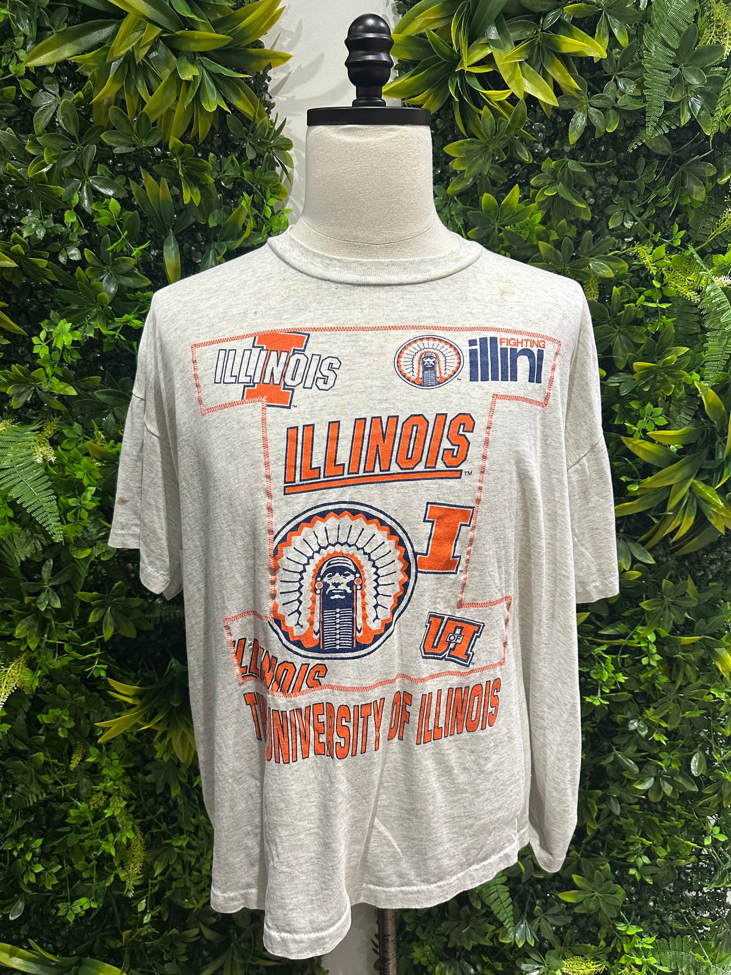(Mens XL) 90s University of Illinois Shirt 007