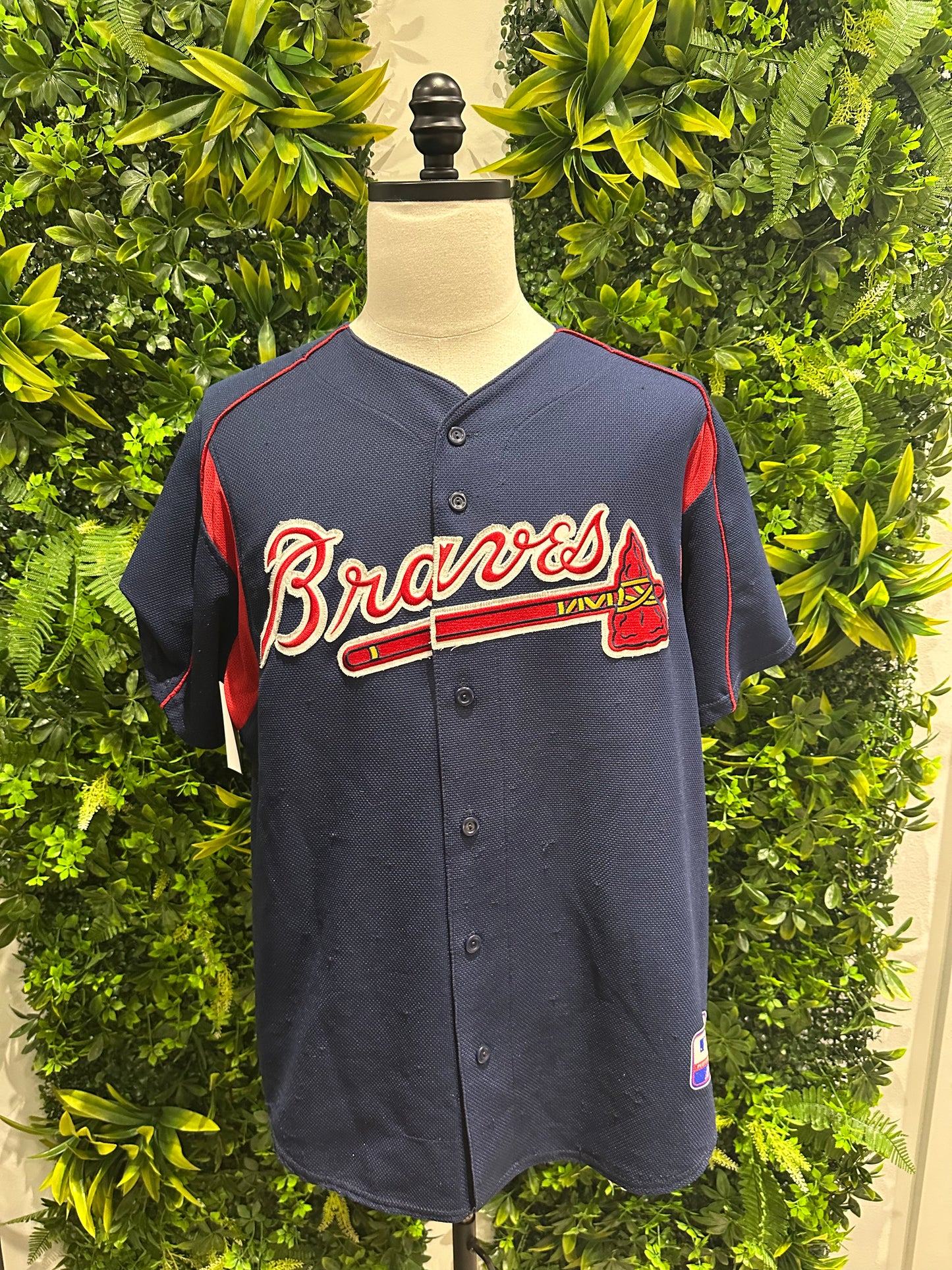 (Mens XL) MLB Atlanta Braves Jersey 007