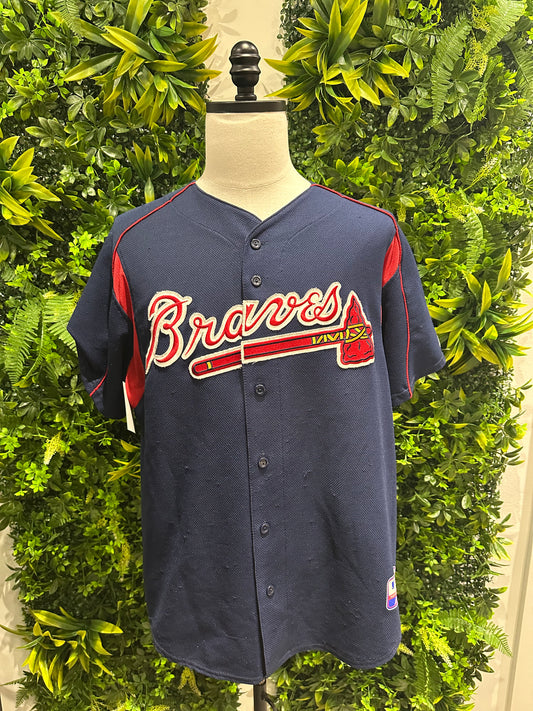 (Mens XL) MLB Atlanta Braves Jersey 007