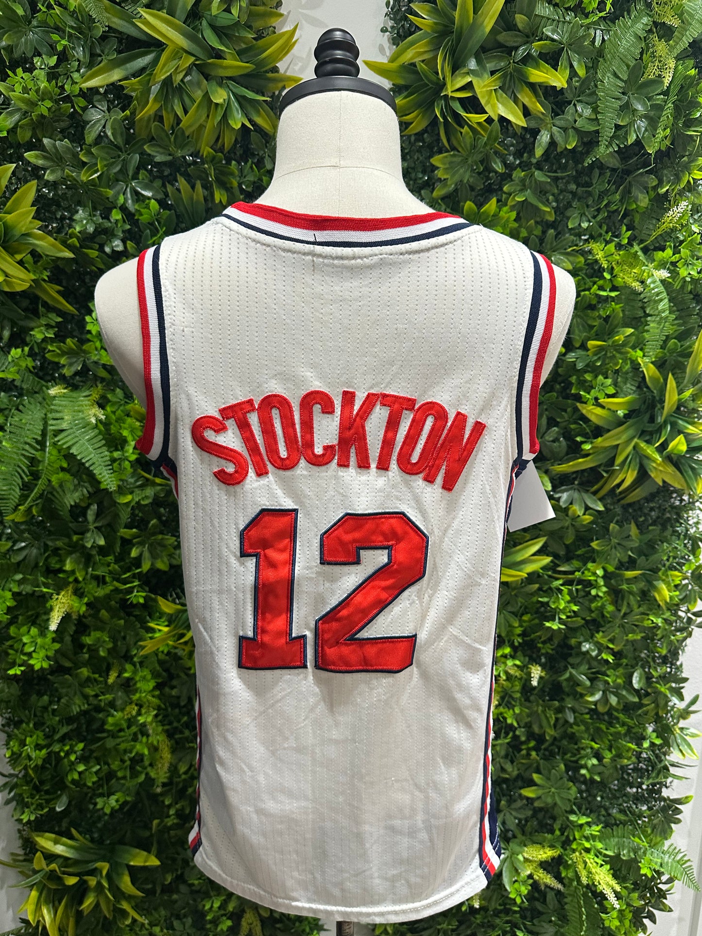 (Mens Medium) 90s USA Basketball 'John Stockton' Jersey 007