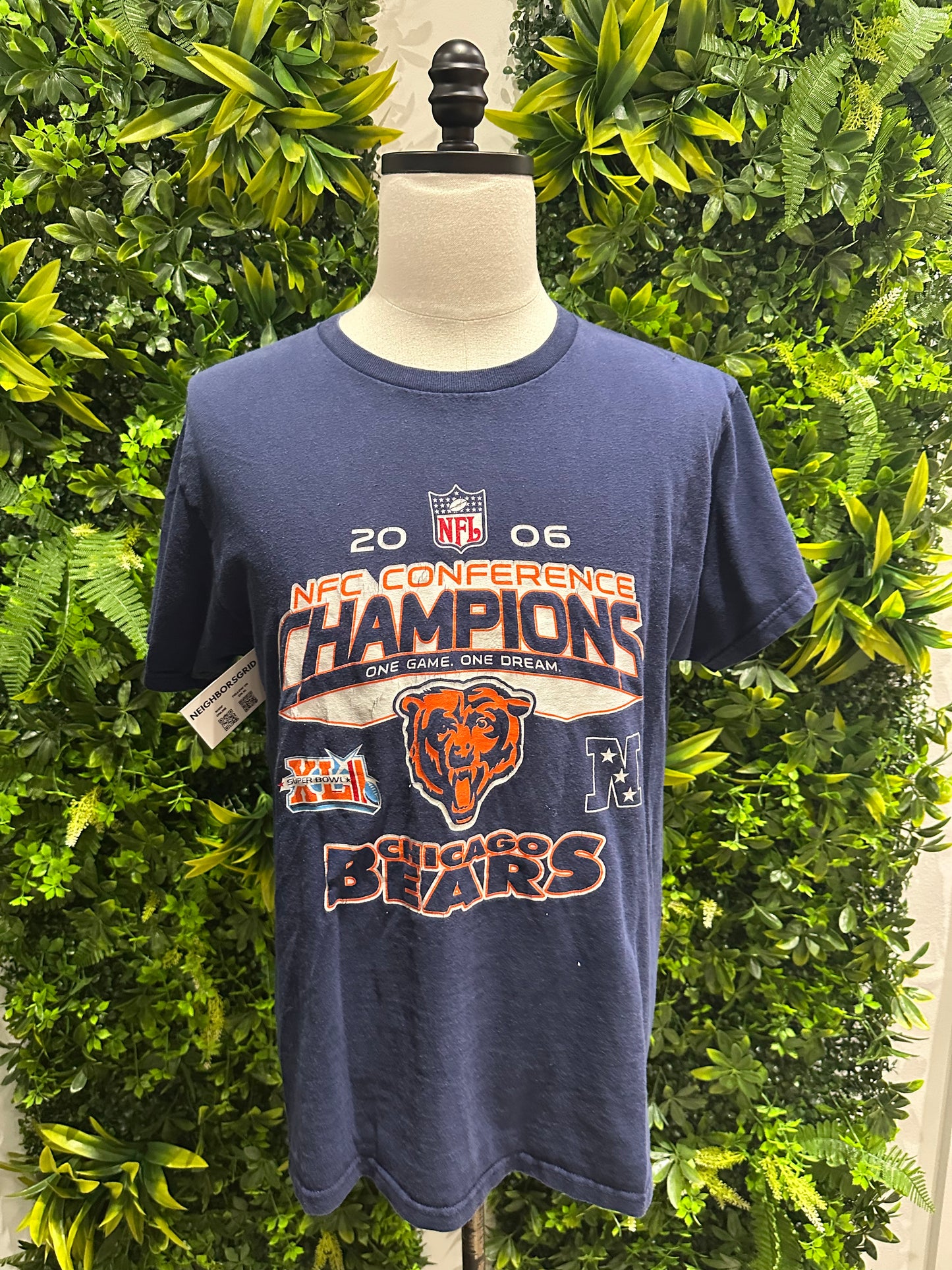 (Mens Large) 2006 Chicago Bears Conference Champions Shirt 007