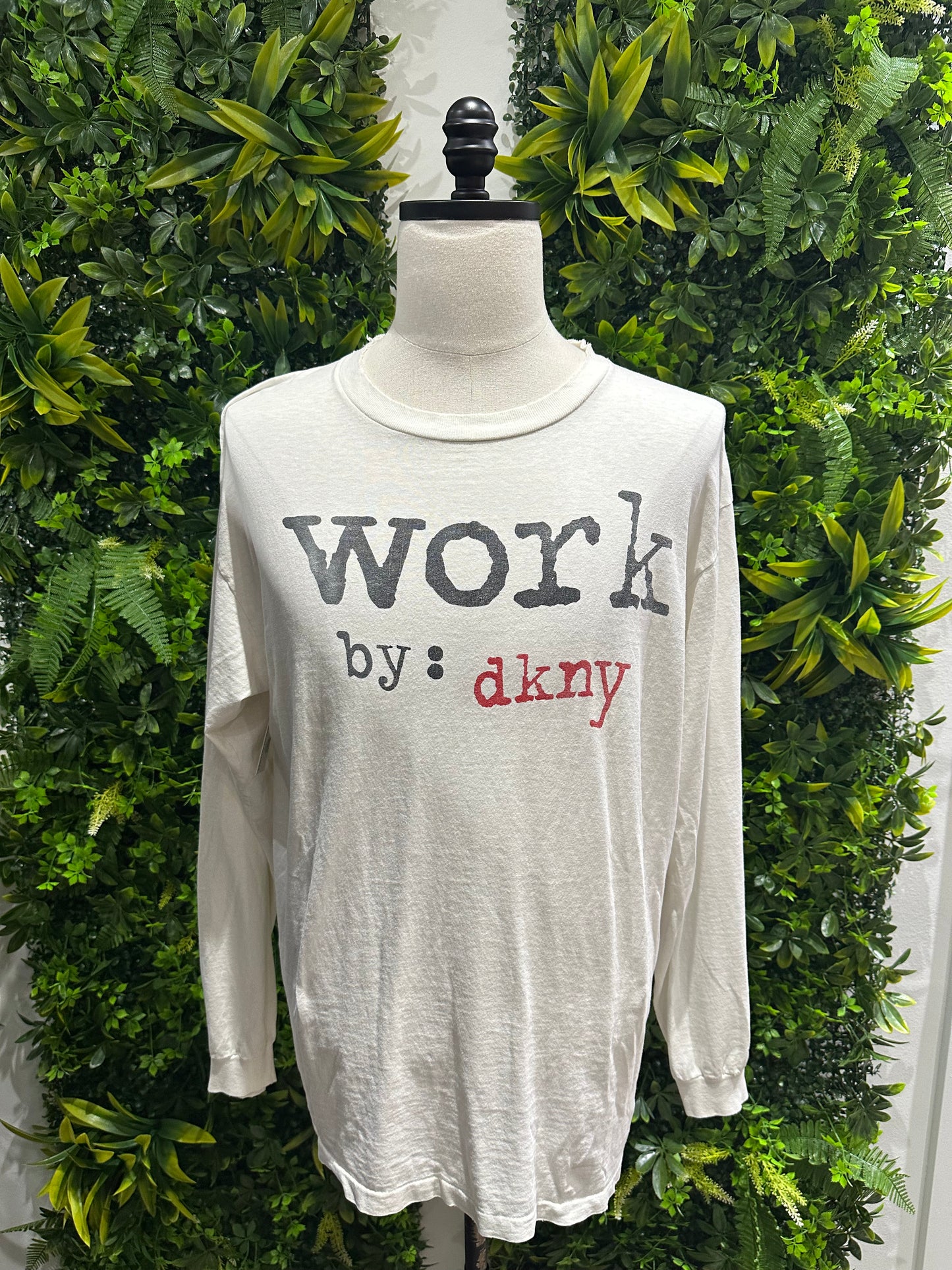 (Mens Large) DKNY 'Work' white Shirt 007