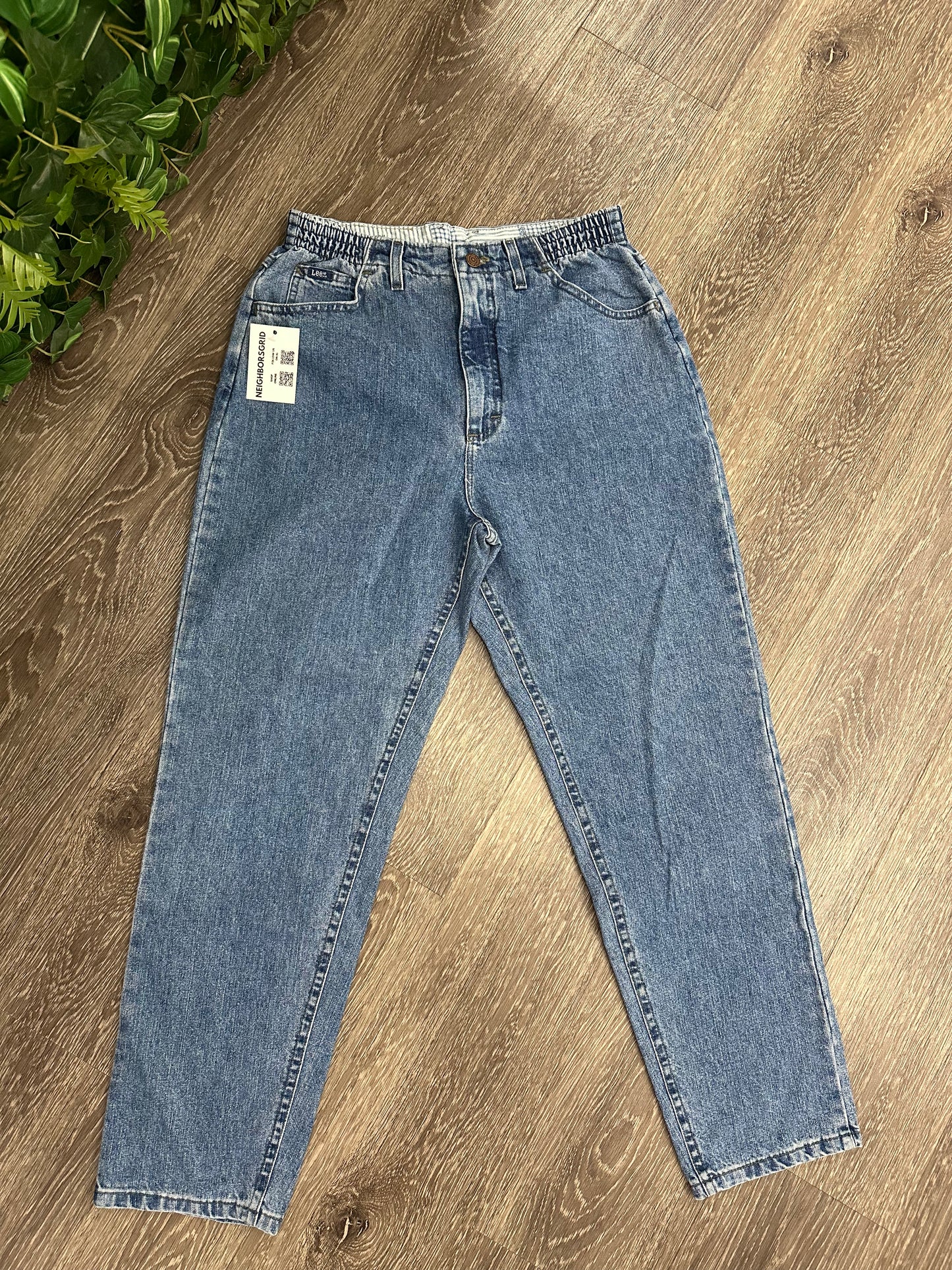 (Womens Medium) Lee Stretch Waist Blue Jeans